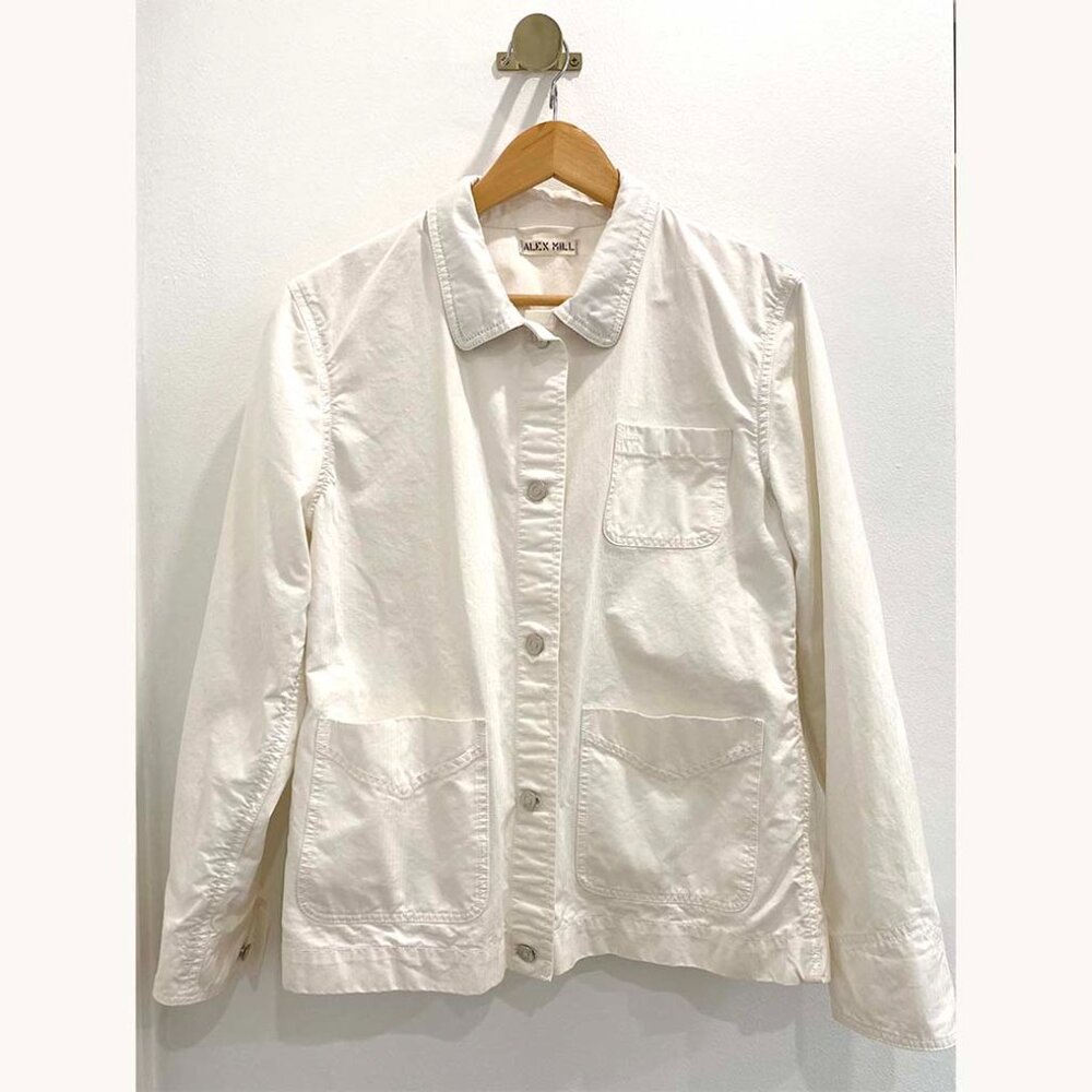 Alex Mill/J Crew Chore Jacket in White – Size M 🤍🧺